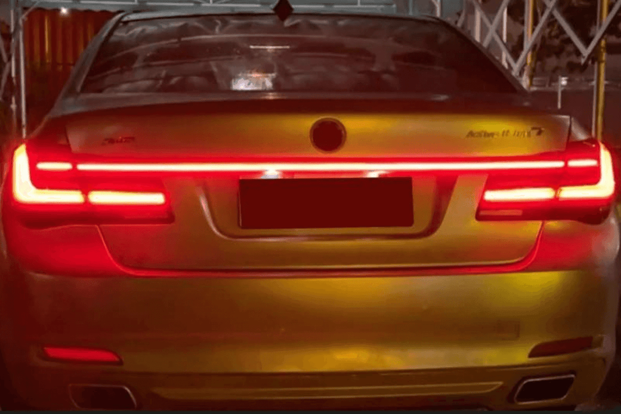 BMW F02 7 Series Red LED Luxury Beam Style Tail Lights (2008 - 2015) - K2 Industries