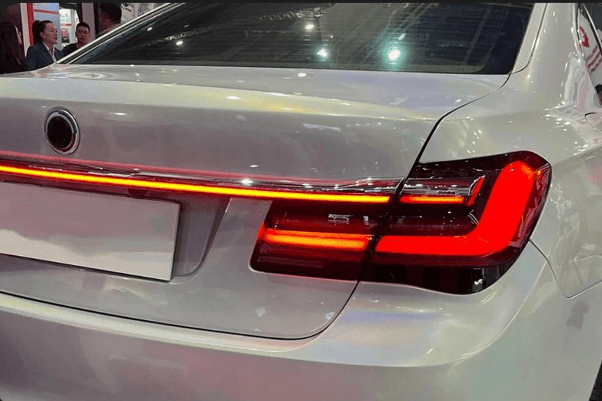 BMW F02 7 Series Red LED Luxury Beam Style Tail Lights (2008 - 2015) - K2 Industries