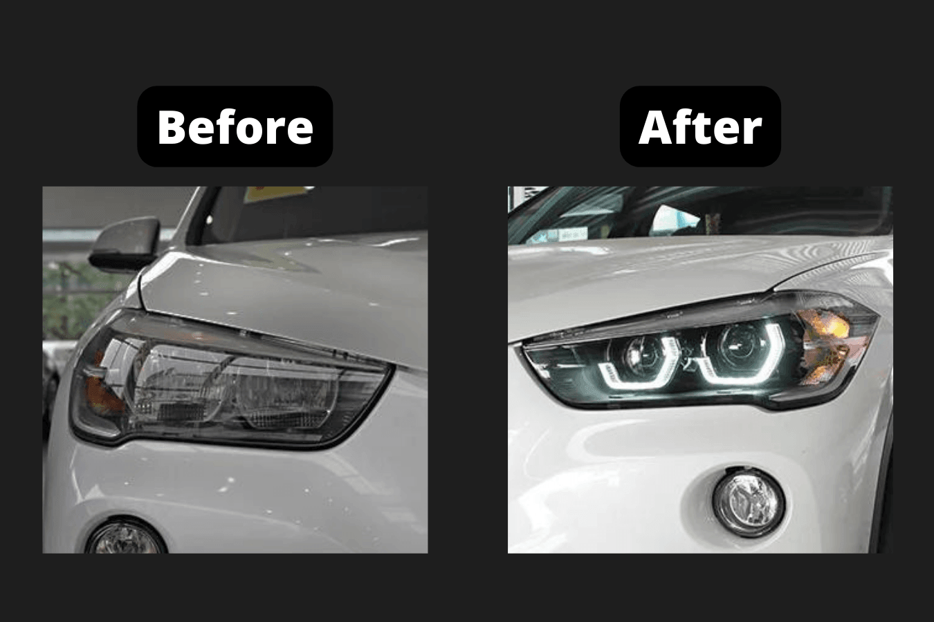 BMW F48 X1 "Modern Style" Headlights Upgrade (2016 - 2020) - K2 Industries
