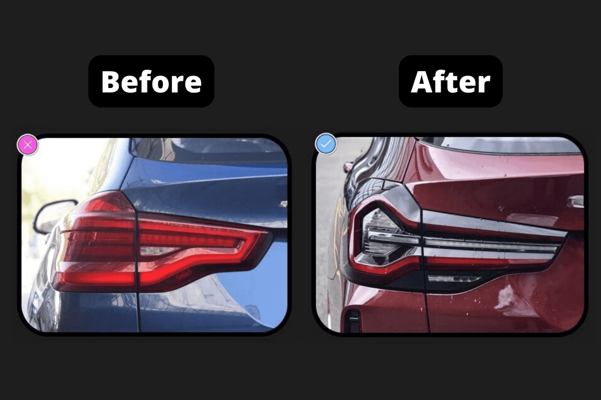 BMW G01 G08 X3 IX3 Blackline LCI Style LED Tail Lights (2017+) - K2 Industries