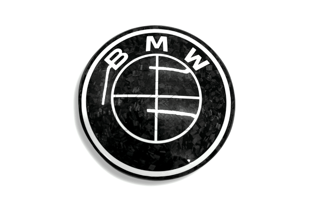 BMW Roundel Emblem Covers - Full Carbon Fiber