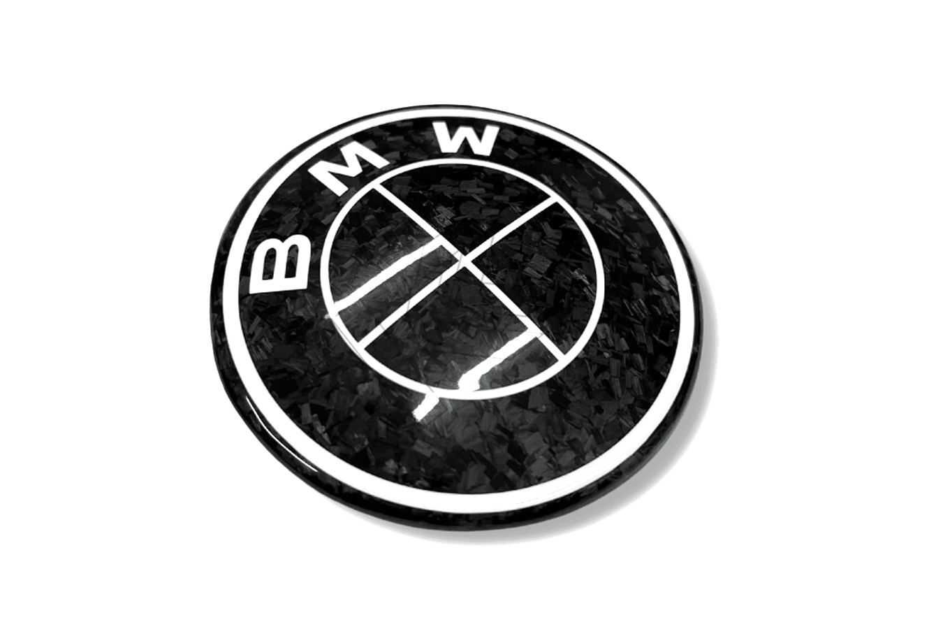 BMW Roundel Emblem Covers - Forged Carbon Style Emblem - K2 Industries