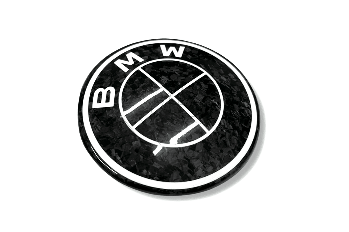 BMW Roundel Emblem Covers - Forged Carbon Style Emblem - K2 Industries