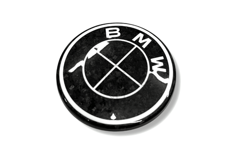 BMW Roundel Emblem Covers - Forged Carbon Style Emblem - K2 Industries