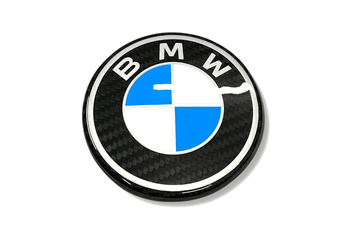 BMW Roundel Emblem Covers - OEM Style Carbon Emblem - K2 Industries