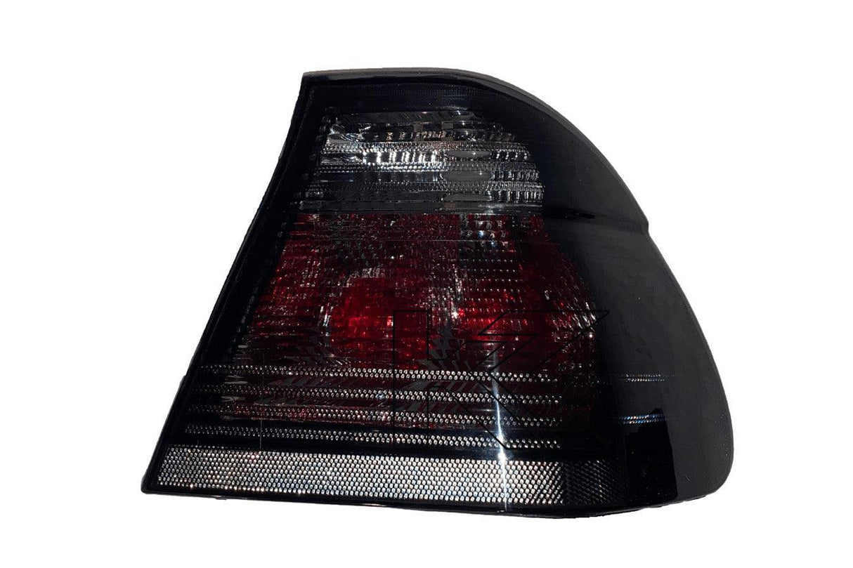 BMW Series 3 E46 Sedan Black Lens Tail Lights (1998-2001) - K2 Industries