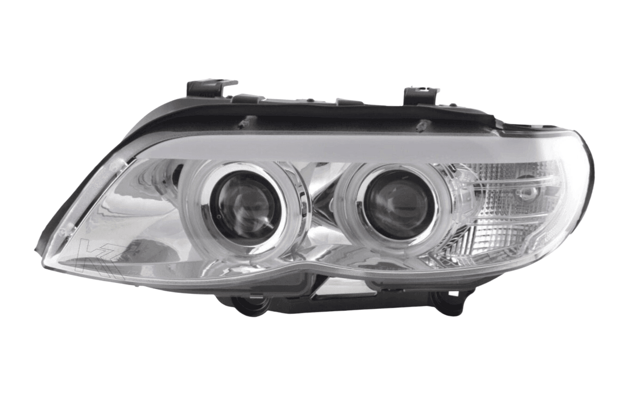 BMW X5 E53 CCFL Chrome Angel Eyes LED Headlights (2003-2006) - K2 Industries