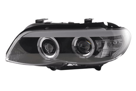 BMW X5 E53 Xenon Black Angel Eye LED Headlights (2003-2006) - K2 Industries