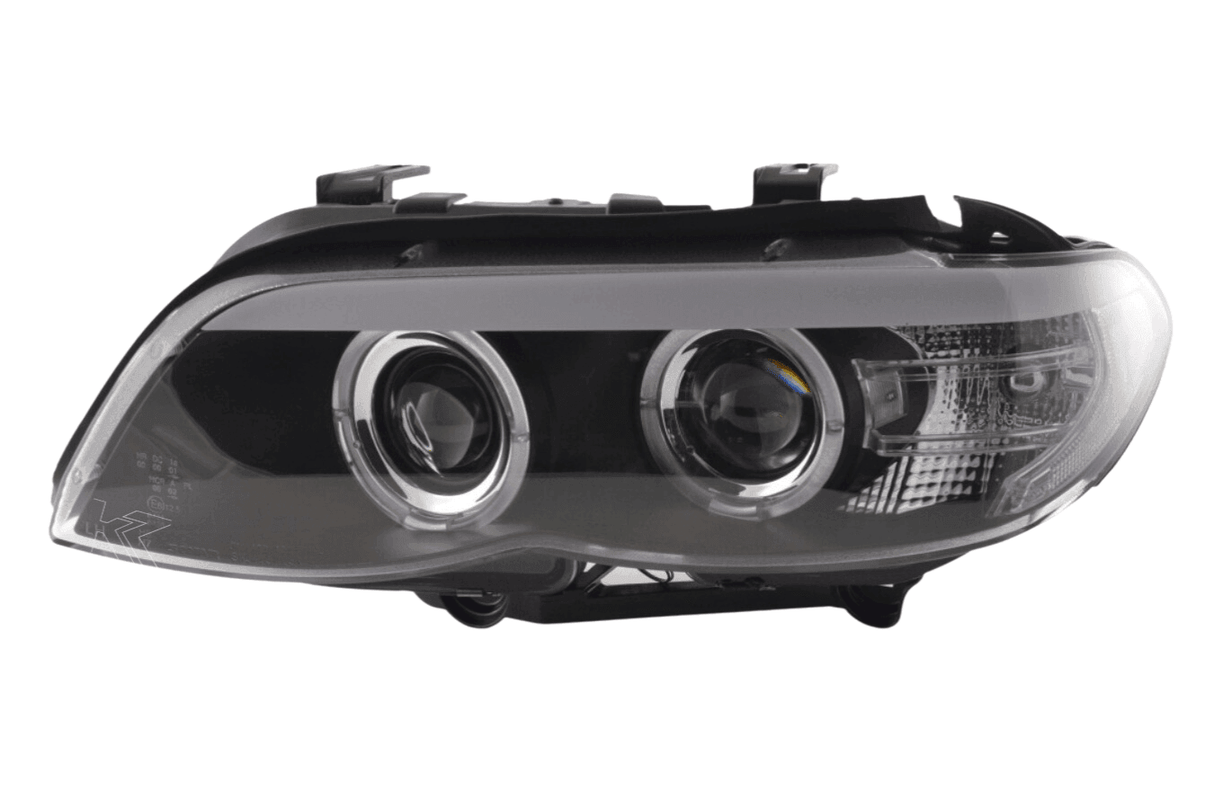 BMW X5 E53 Xenon Black Angel Eye LED Headlights (2003-2006) - K2 Industries