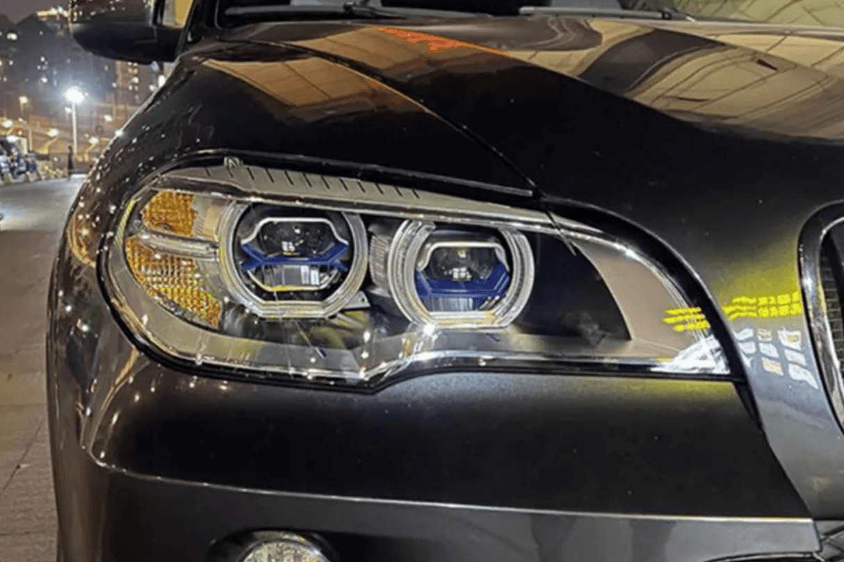 BMW X5 E70 OE Style Angel Eyes Projector Headlight (2007 - 2013) - K2 Industries