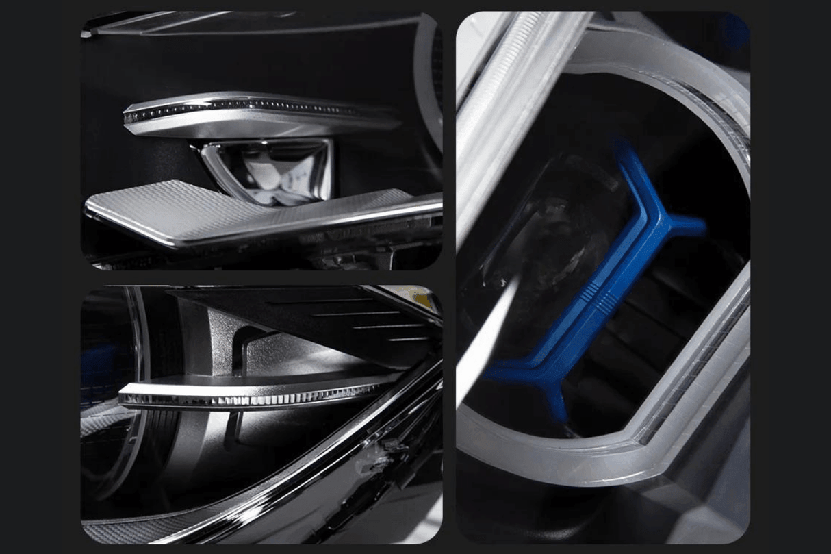 BMW X5 F15 F16 Laser Style Blue Accent Headlights Upgrade (2012 - 2019) - K2 Industries