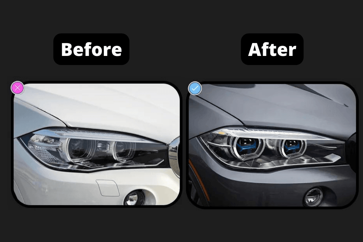 BMW X5 F15 F16 Laser Style Blue Accent Headlights Upgrade (2012 - 2019) - K2 Industries