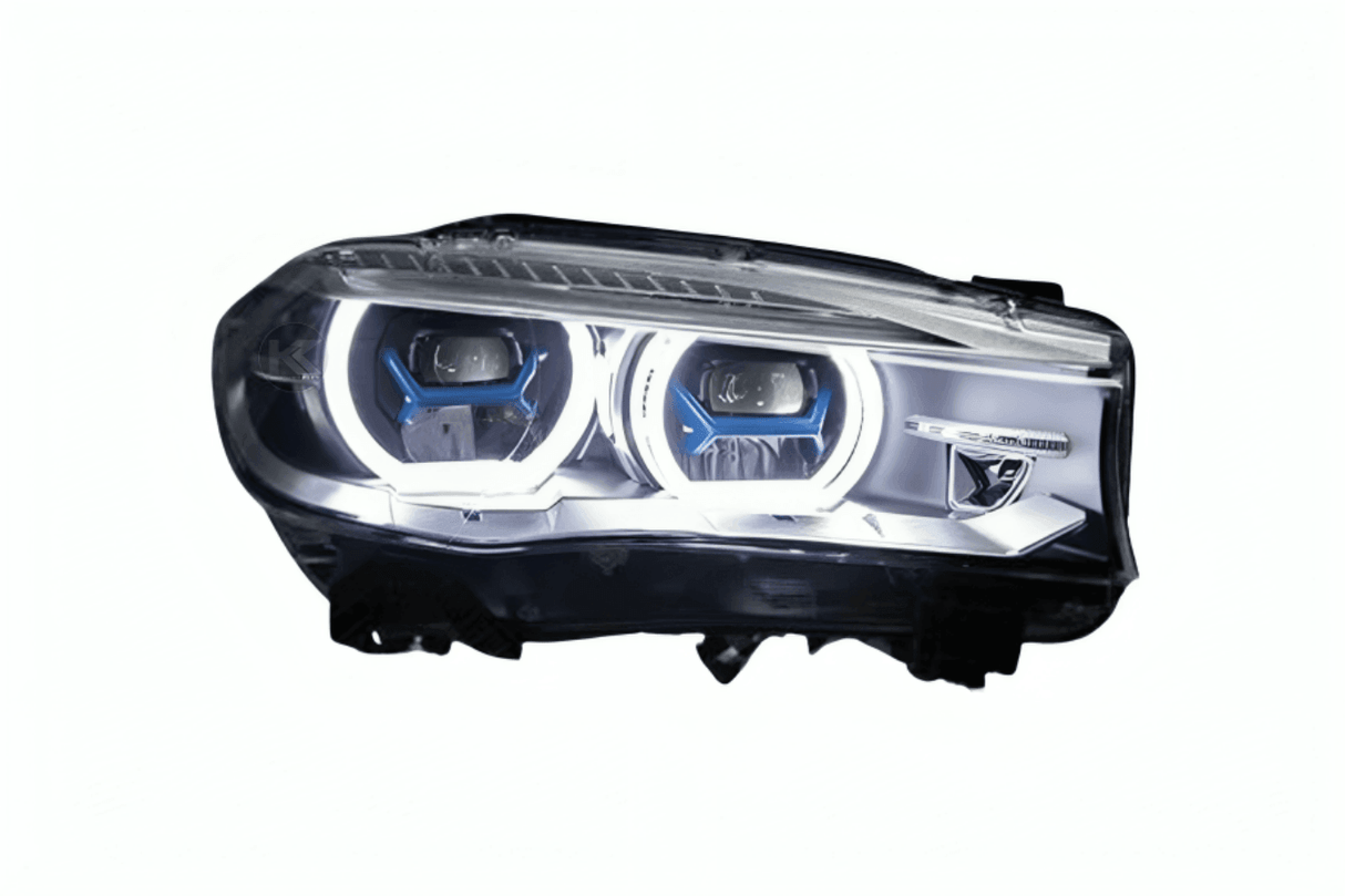 BMW X5 F15 F16 Laser Style Blue Accent Headlights Upgrade (2012 - 2019) - K2 Industries