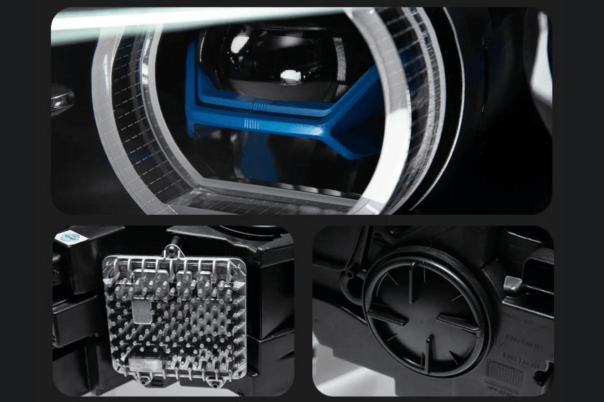 BMW X5 F15 F16 Laser Style Blue Accent Headlights Upgrade (2012 - 2019) - K2 Industries