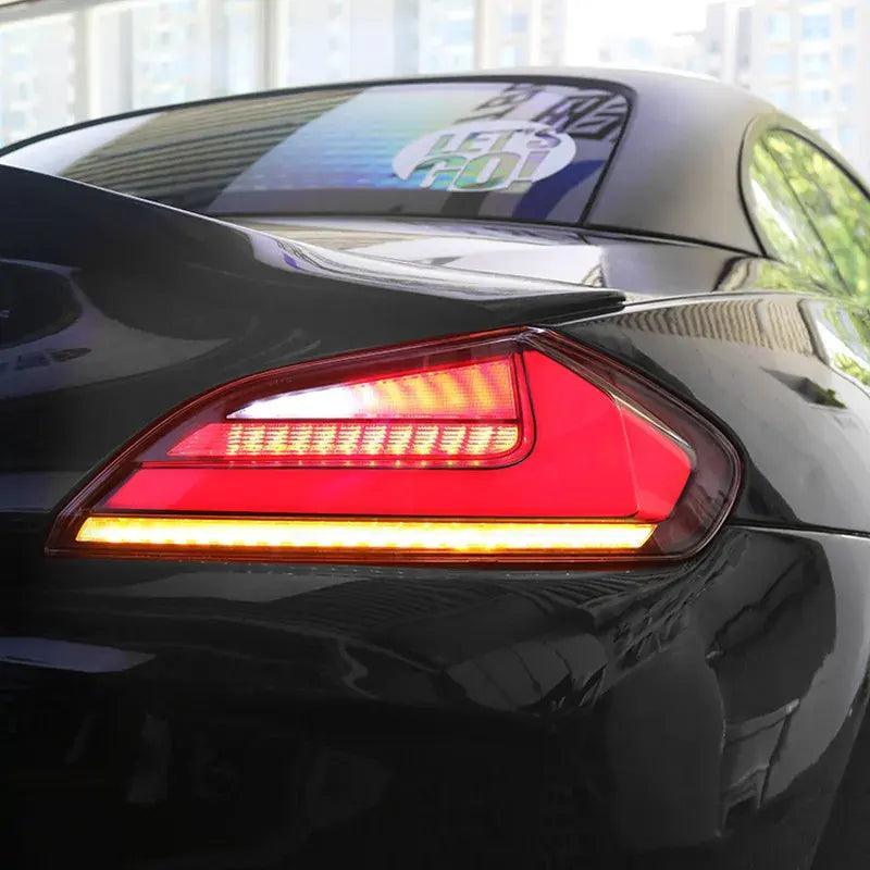 BMW Z4 E89 Clear and Clear/Red LED Tail Lights Upgrade (2008-2016) - K2 Industries