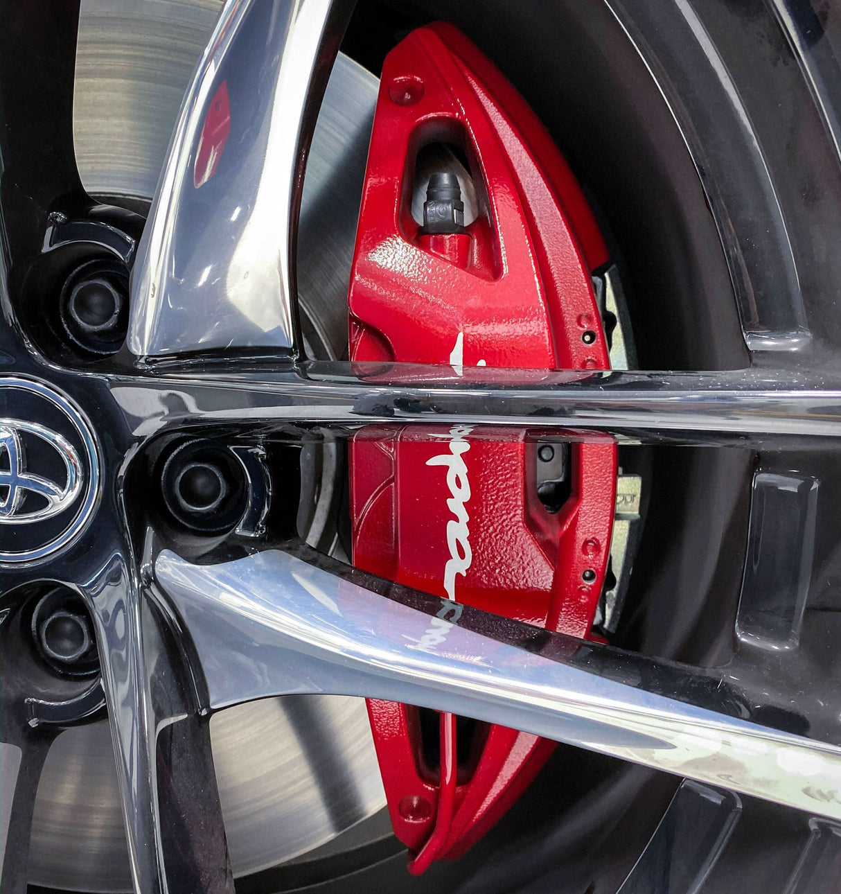Brake Caliper Stickers (High Temp) - 2020+ Supra