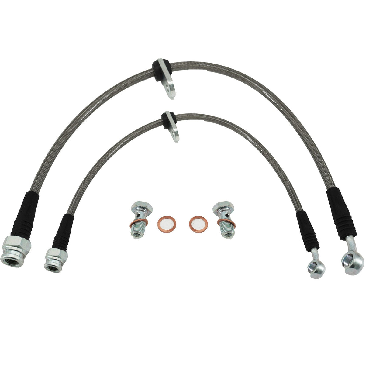Complete Stainless Front Brake Line Replacement Kit For 96-00 Honda Civic EK