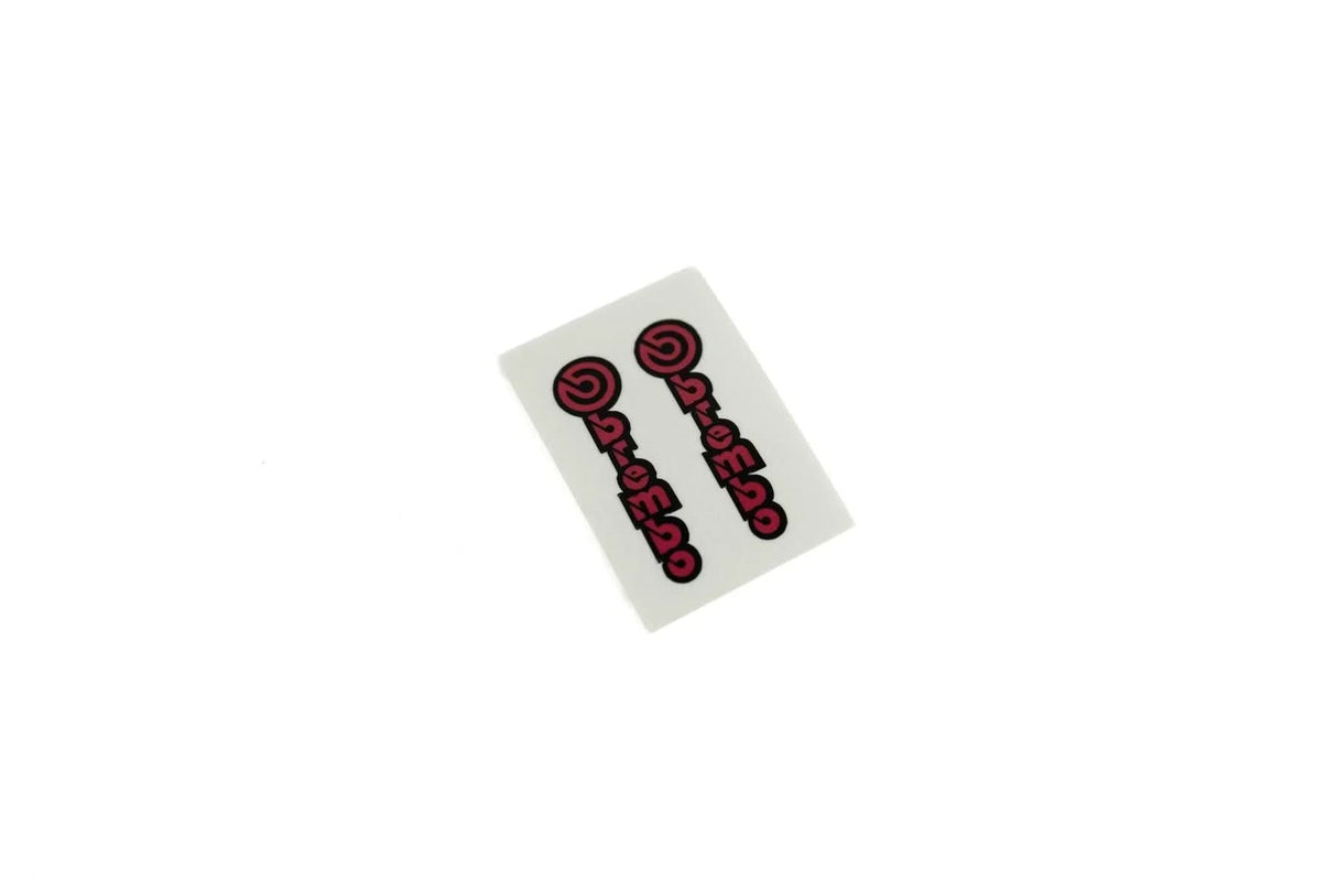 "Brembo" Brake Caliper High Temp Stickers - Custom Color Printed