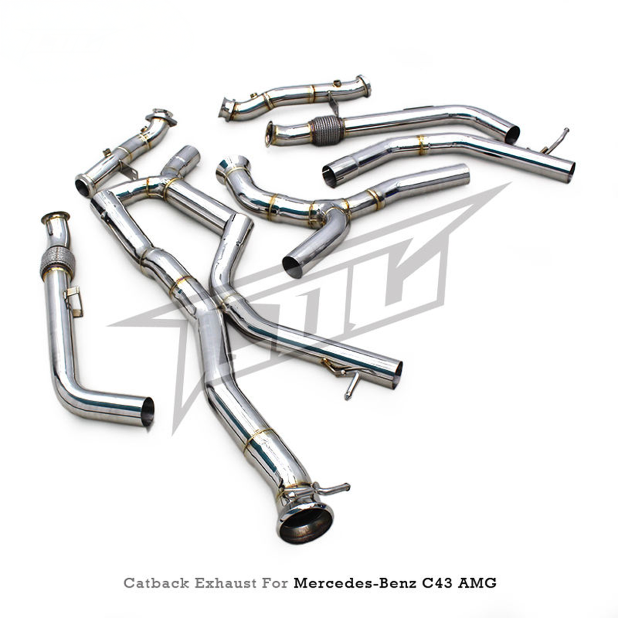 Stainless Steel Catback Exhaust System for Mercedes Benz AMG C43 3.0T