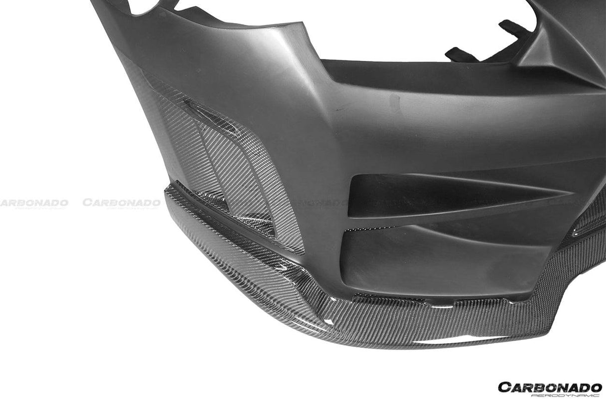 2008-2016 Nissan GTR R35 CBA DBA BSE Style Front Bumper with LED