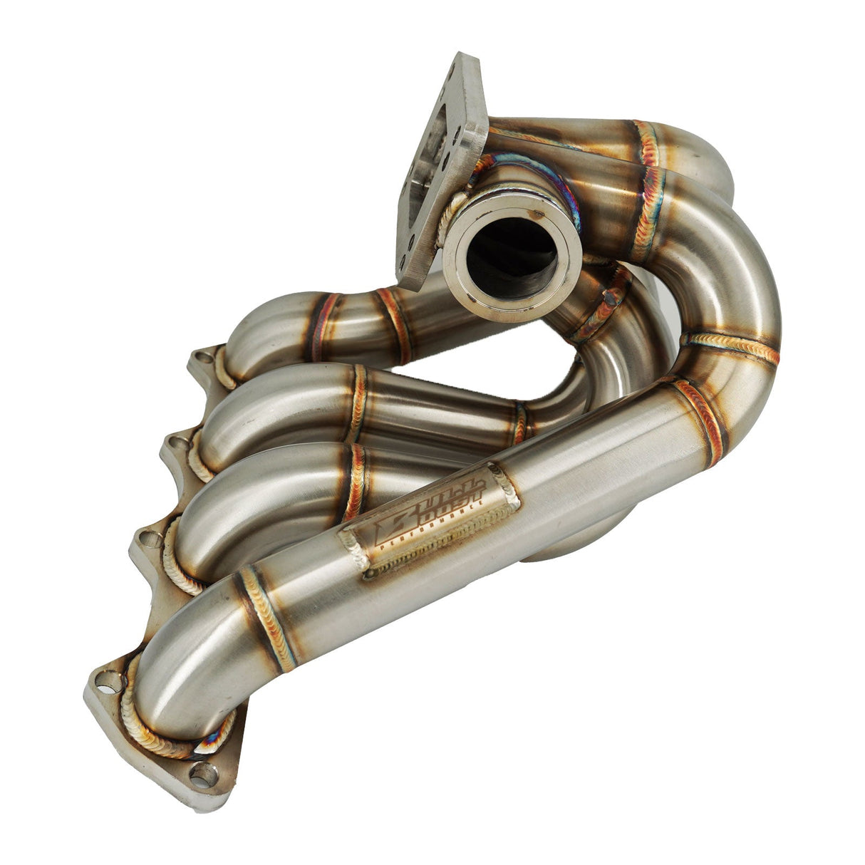 B Series T3 T4 Top Mount Turbo Manifold GSR Si B16 B18 B20 44mm For Civic Si DC2