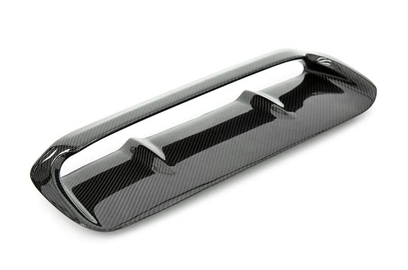 OLM A1 Aggressive Carbon Fiber Full Replacement Hood Scoop - 2015-2021 WRX / STI
