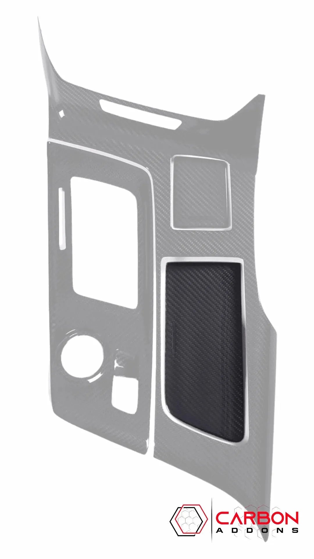 C7 Corvette 2014-2019 Carbon Fiber Center Console Storage Compartment Cover