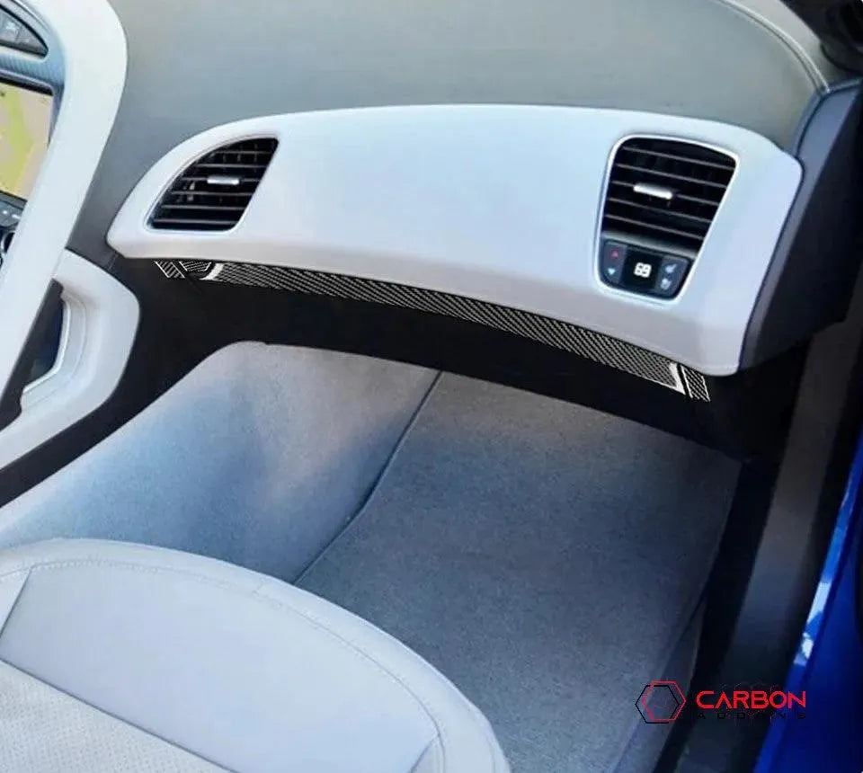C7 Corvette 2014-2019 Carbon Fiber Glove Box Trim Overlay