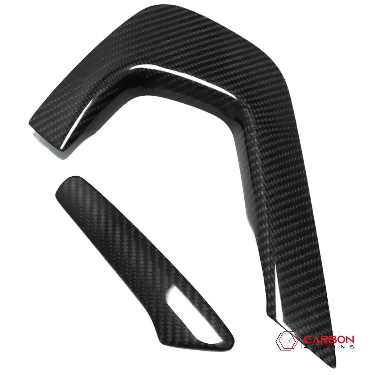 C7 Corvette 2014-2019 Carbon Fiber Center Console Handle Trim Covers