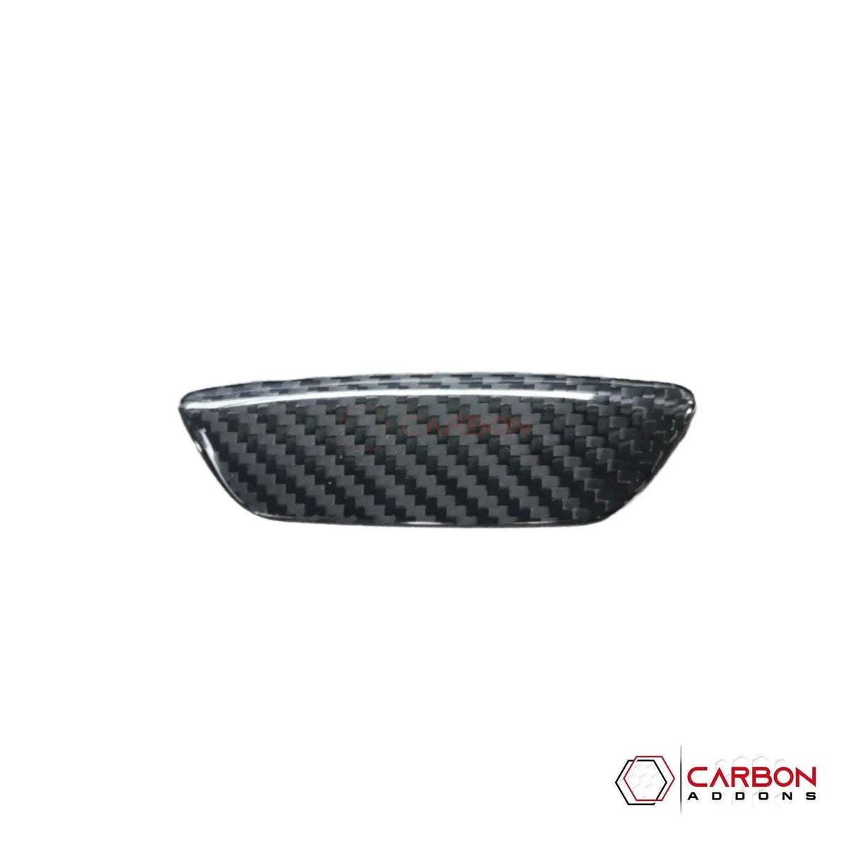 C8 Corvette Real Carbon Fiber Middle Speaker / Mode Selector Badge Covers | Interior Upgrade (2020–2026)