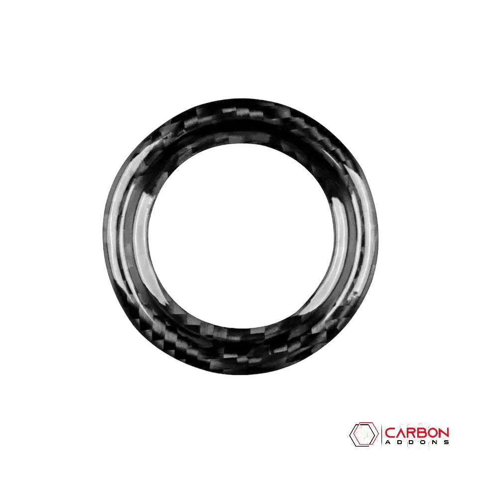 C8 2020+ Chevy Corvette Start Stop Button Carbon Fiber Surround Trim Cover