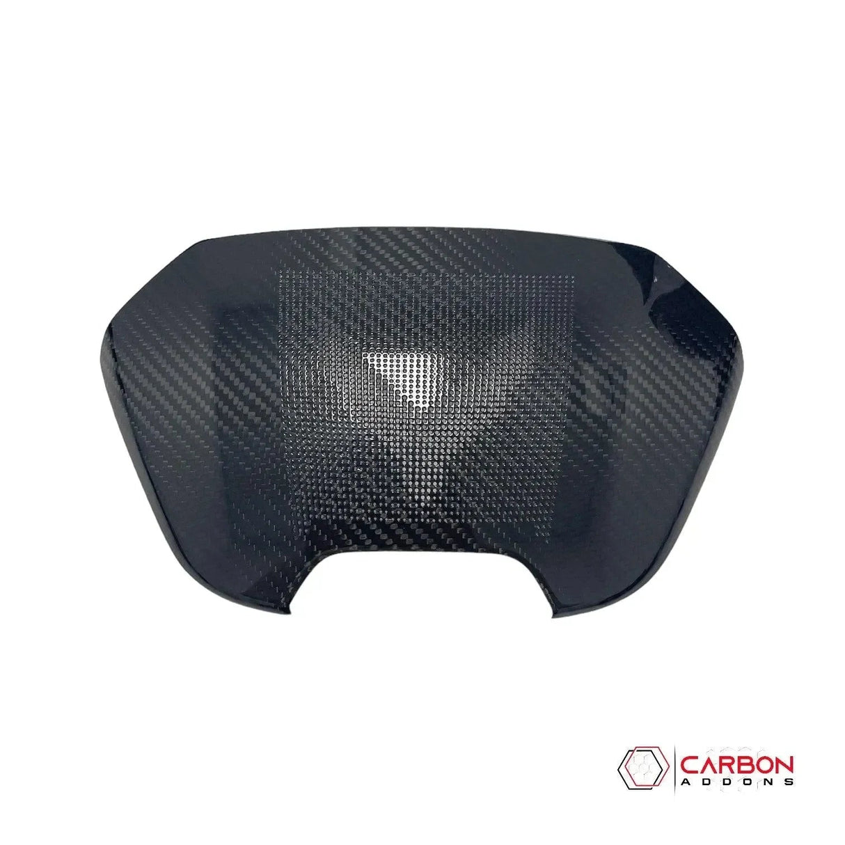 C8 Corvette Real Carbon Fiber Waterfall Speaker Trim Cover with Corvette Logo | Interior pgrade (2020–2026)