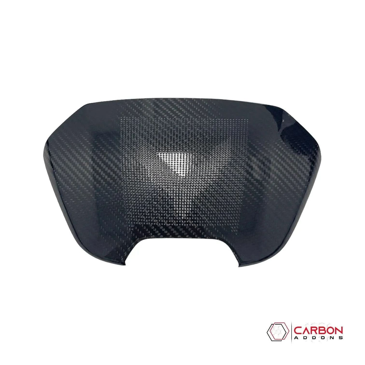 C8 Corvette Real Carbon Fiber Waterfall Speaker Trim Cover with Corvette Logo | Interior pgrade (2020–2026)
