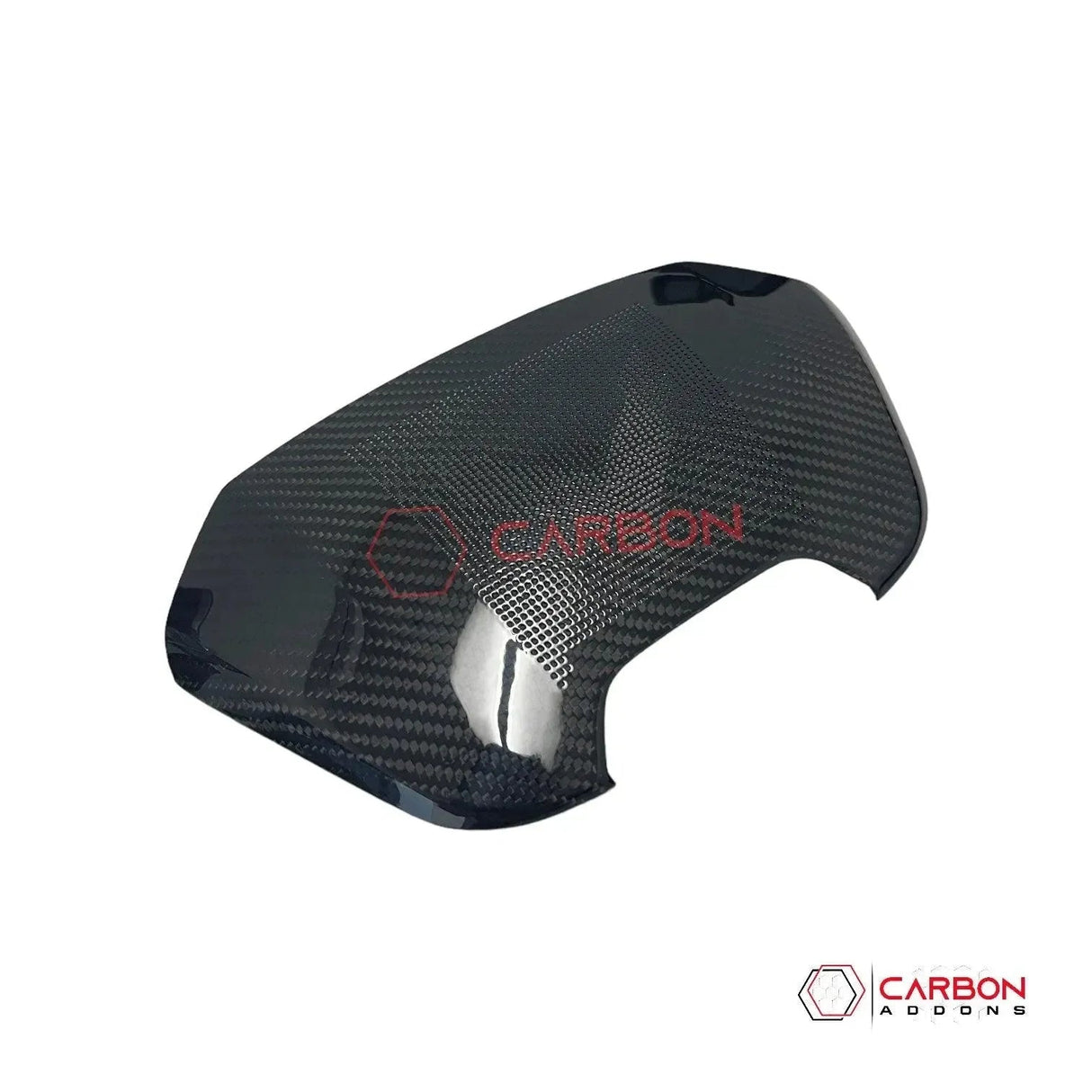 C8 Corvette Real Carbon Fiber Waterfall Speaker Trim Cover with Corvette Logo | Interior pgrade (2020–2026)