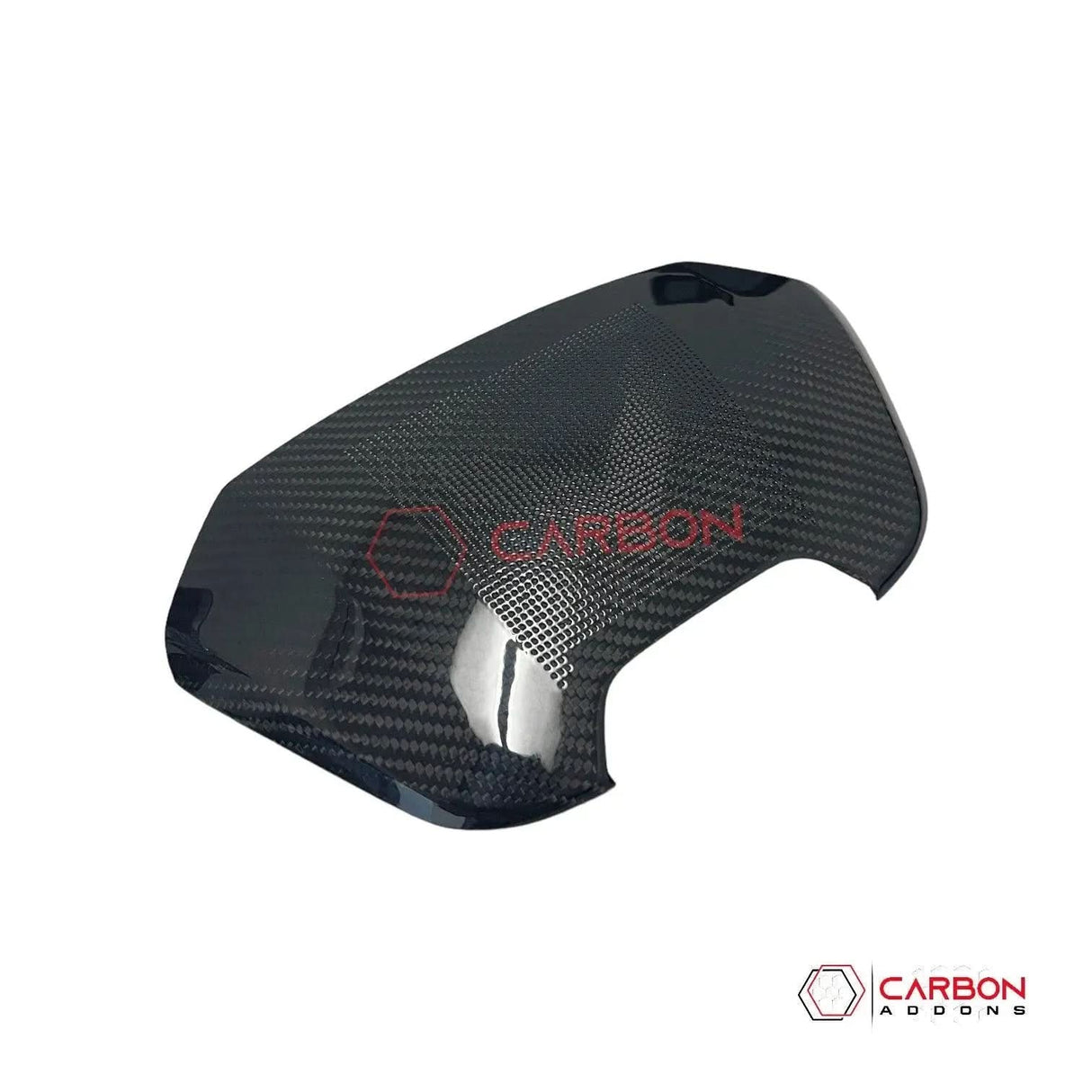 C8 Corvette Real Carbon Fiber Waterfall Speaker Trim Cover with Corvette Logo | Interior pgrade (2020–2026)