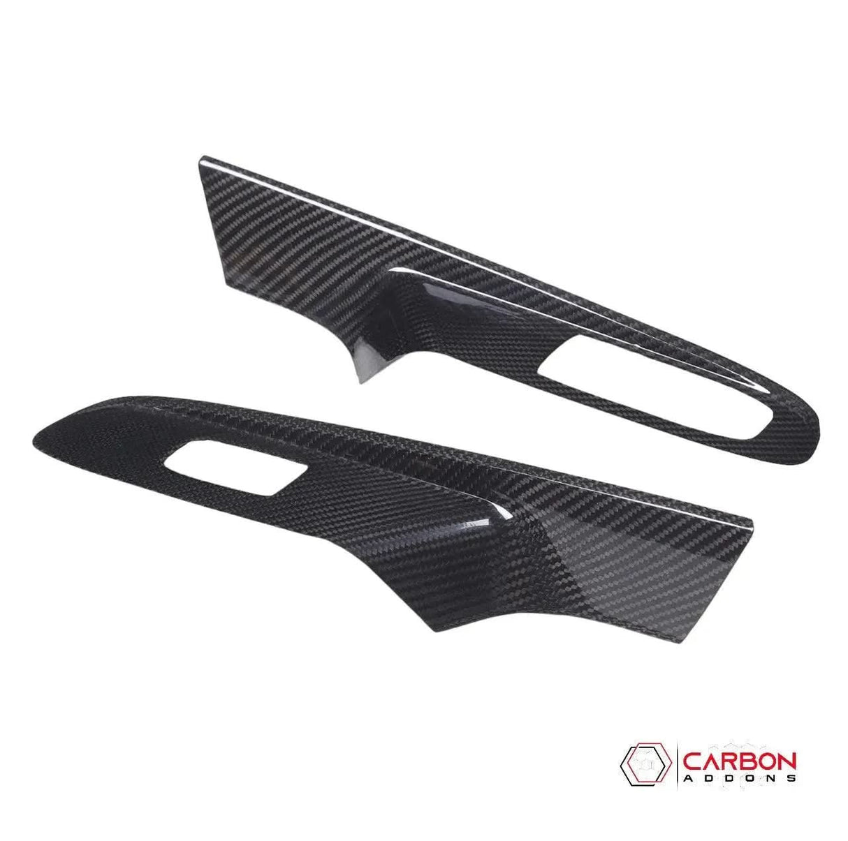 C8 Corvette Real Carbon Fiber Window Switch Trim Covers | Interior Overlay (2020–2026)