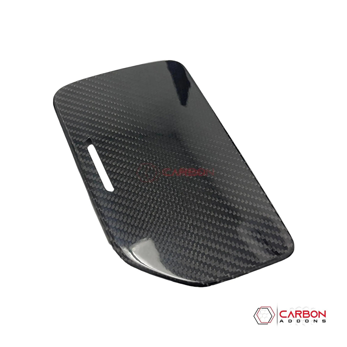 C8 Corvette Real Carbon Fiber Center Console Cup Holder Lid Cover | Interior Overlay (2020–2025)