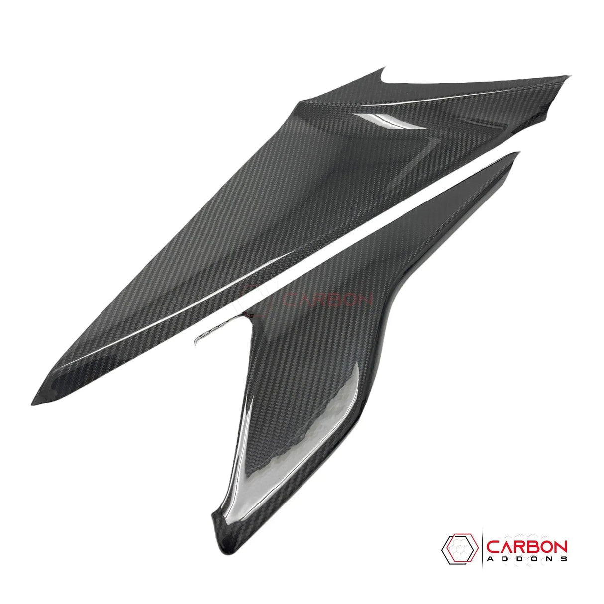 C8 Corvette Carbon Fiber Center Console Side Trim Covers