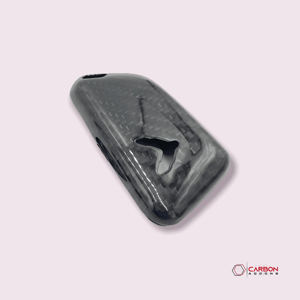 C8 CORVETTE CARBON FIBER KEY COVER - BLACK, RED, OR BLUE