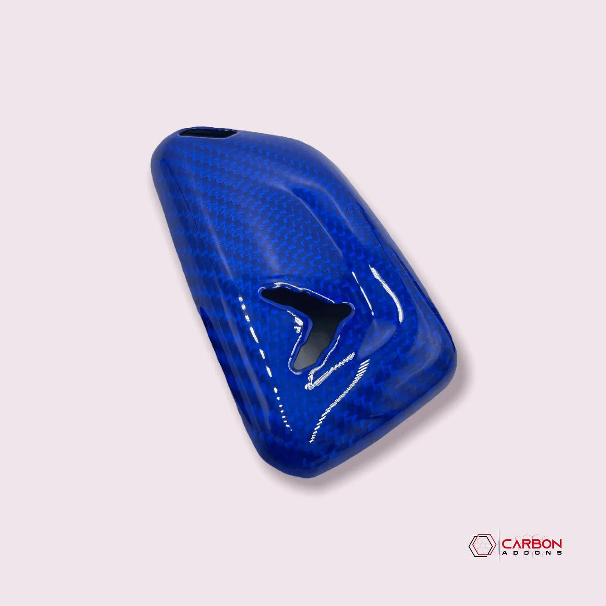 C8 CORVETTE CARBON FIBER KEY COVER - BLACK, RED, OR BLUE