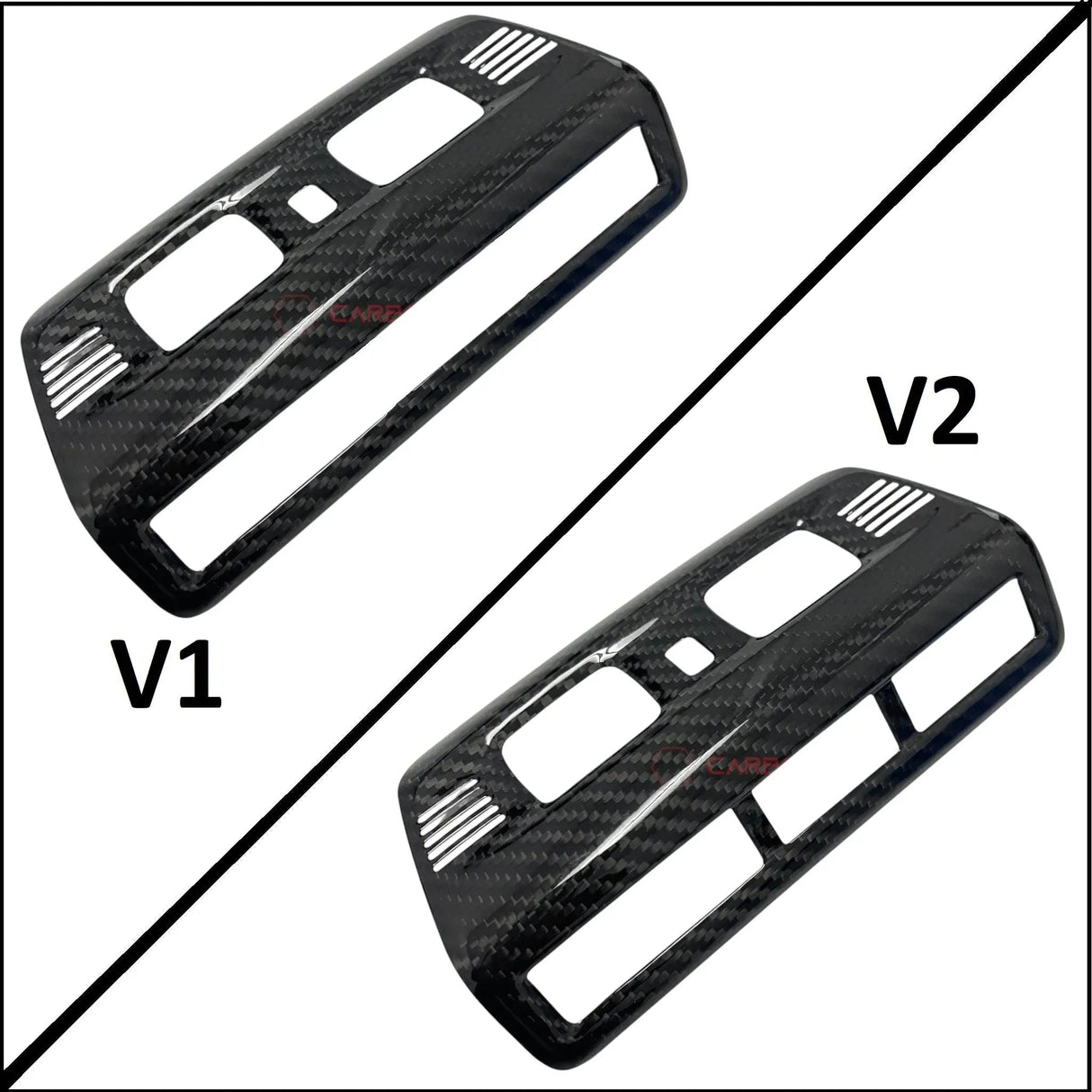 C8 Corvette Real Carbon Fiber Overhead Dome Light Trim Cover | InteriorUpgrade (2020–2026)