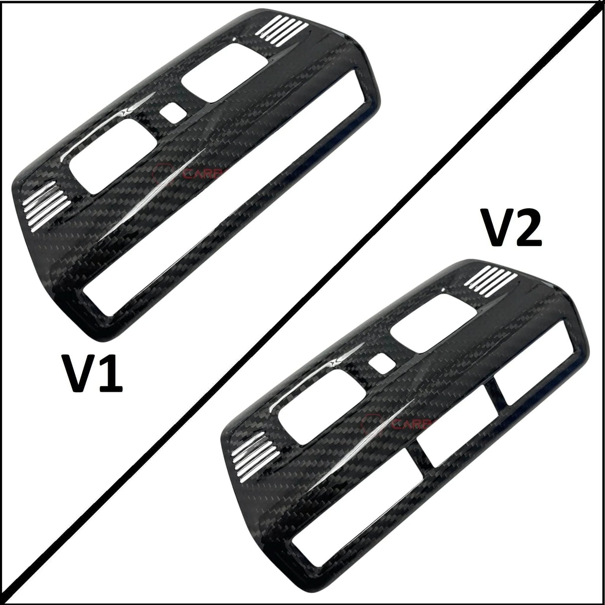 C8 Corvette Real Carbon Fiber Overhead Dome Light Trim Cover | InteriorUpgrade (2020–2026)