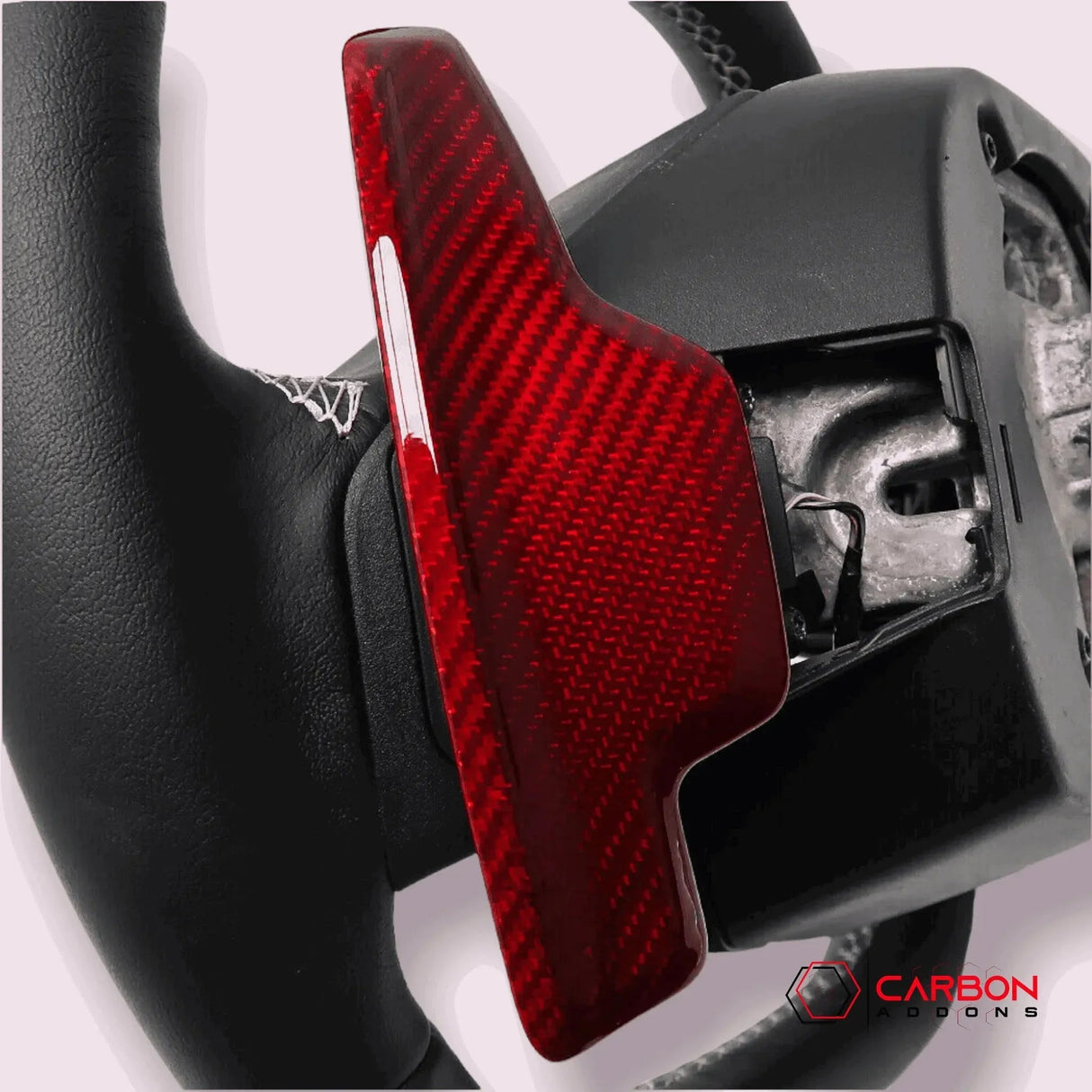 C8 Corvette Real Carbon Fiber Paddle Shifters | Direct Replacement (2020–2026)