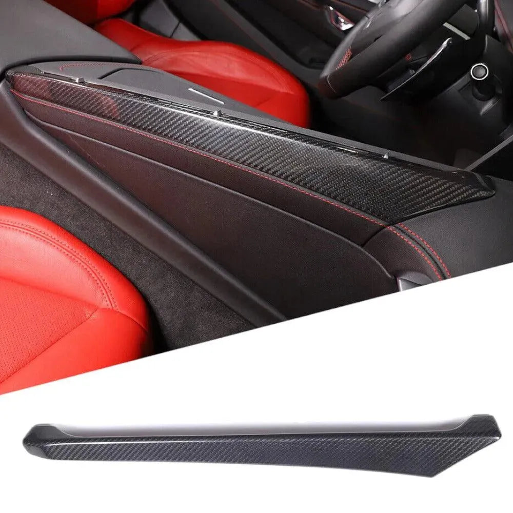 C8 Corvette Carbon Fiber Upper Right Center Console Cover