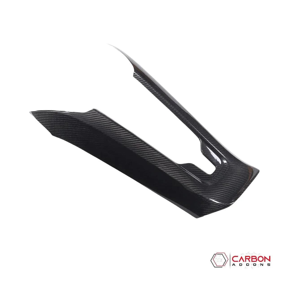C8 Corvette Real Carbon Fiber Waterfall Panel Trim Cover | Interior Overlay (2020–2026)