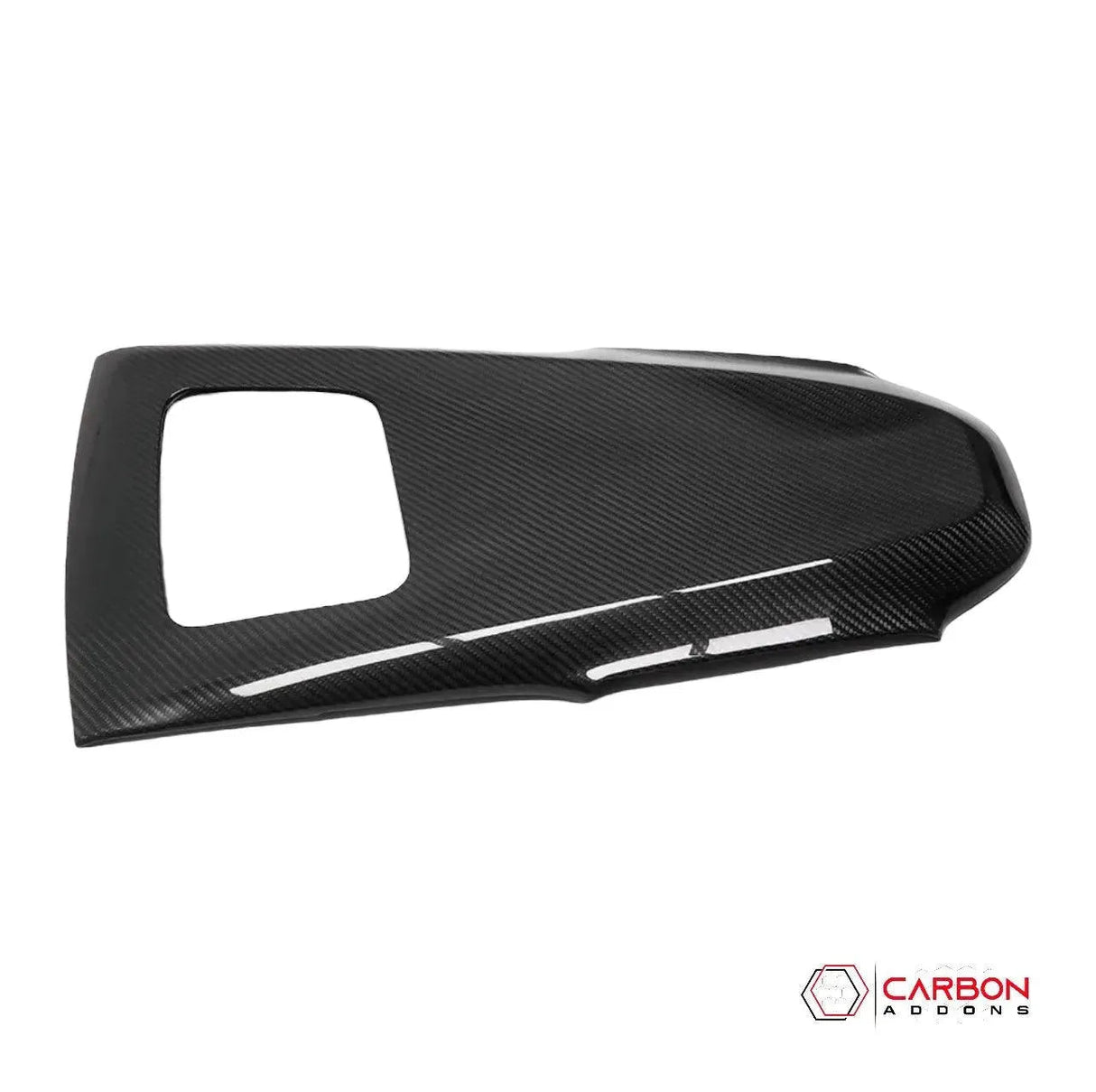 C8 Corvette Upper Dashboard HUD Trim Pad Carbon Fiber Cover