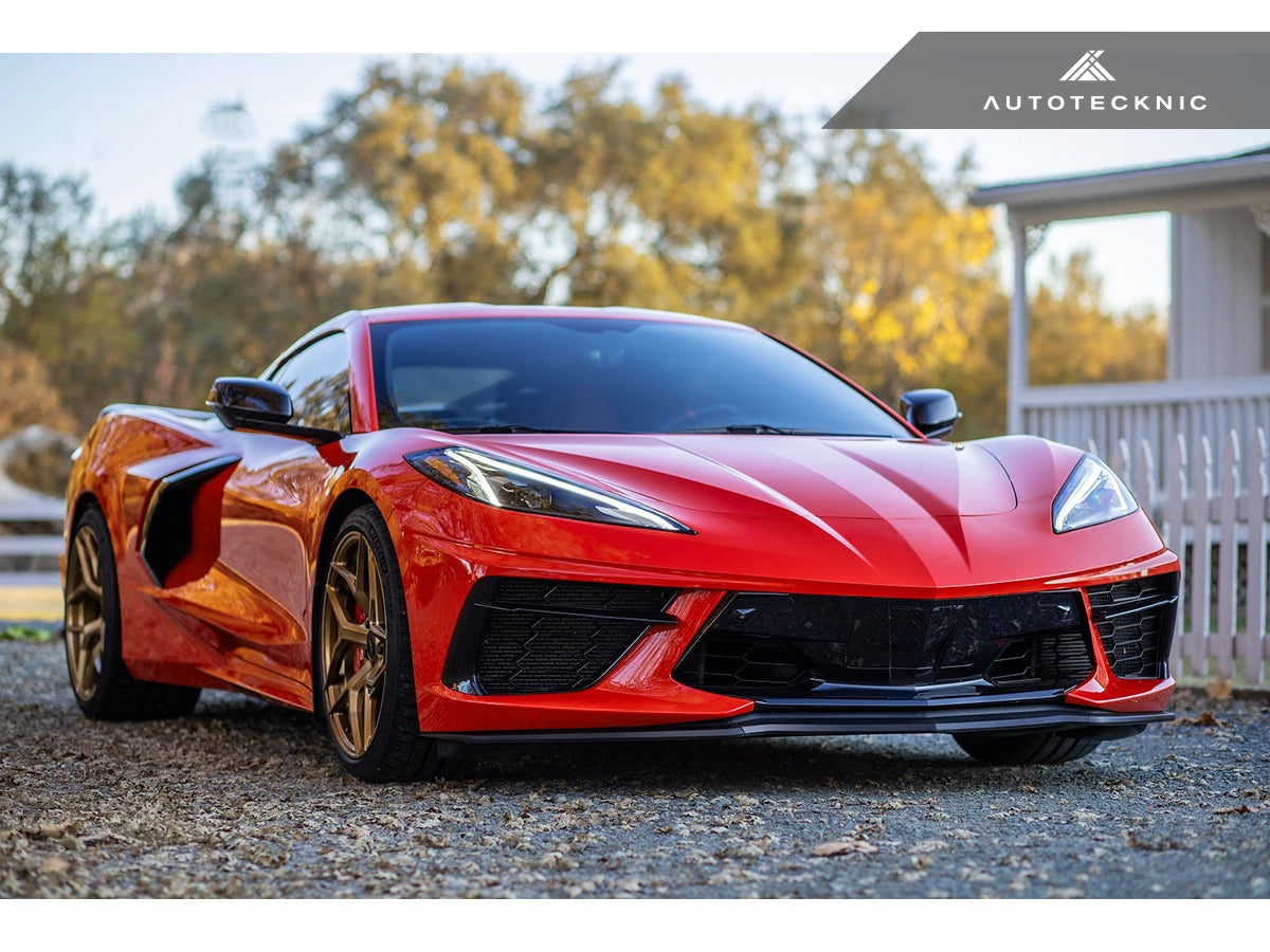 AutoTecknic Dry Carbon Competition Front Aero Lip - Corvette C8 2020-2023
