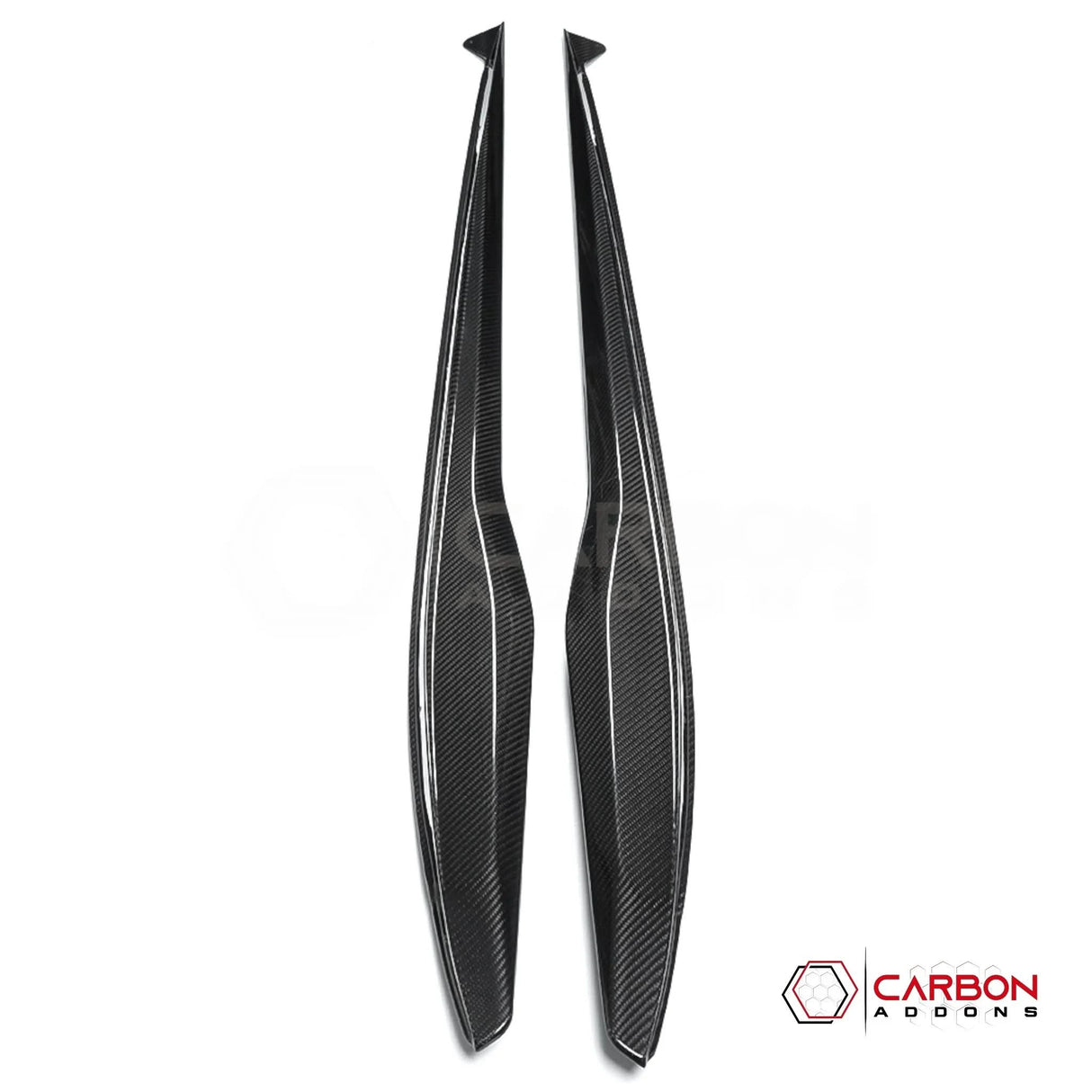 C8 Corvette Z06 & E-Ray DRY Carbon Fiber Side Skirts | 2023–2026 Real Dry Carbon OEM Fit