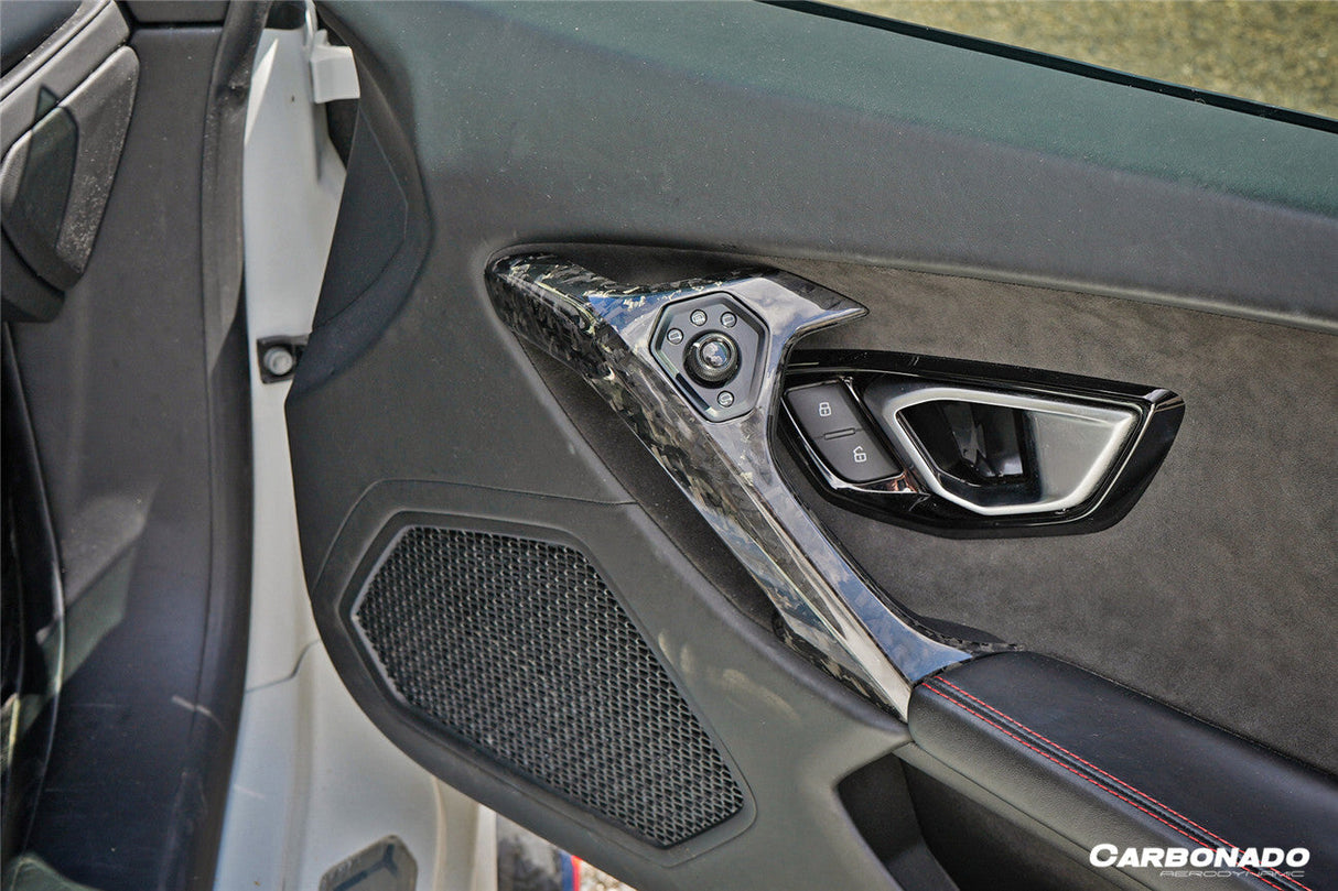 2015-2019 Lamborghini Huracan LP610 LP580 EVO OEM Style Autoclave Carbon Fiber Door Handle
