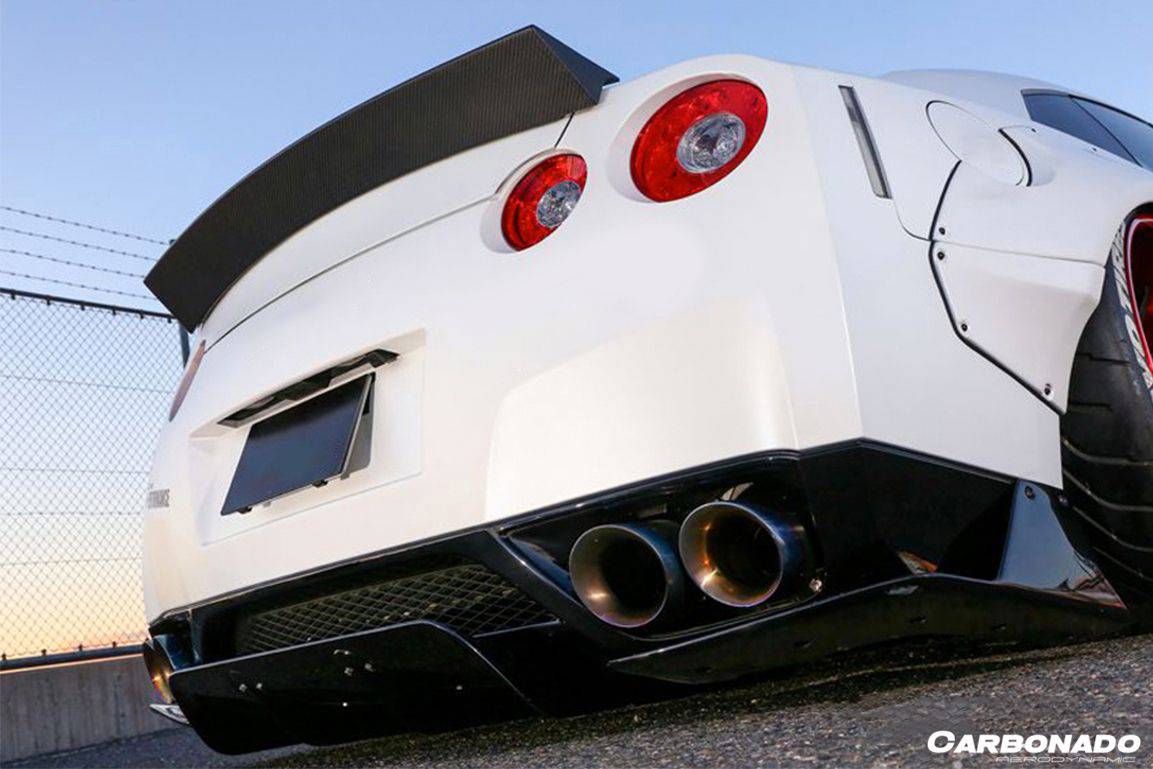 2008-2024 Nissan GTR R35 CBA DBA EBA DE-2 Style Trunk Spoiler